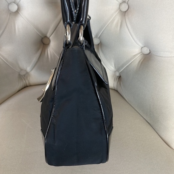 Prada Bags Authenticated Vintage Prada Black Nylon And Leather Hobo Shoulder Bag Poshmark